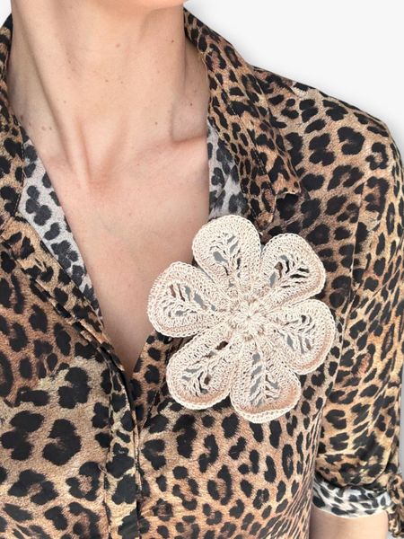 Broszka Ażurowy Kwiat