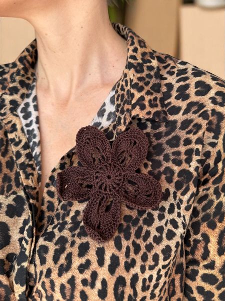 Broszka Ażurowy Kwiat