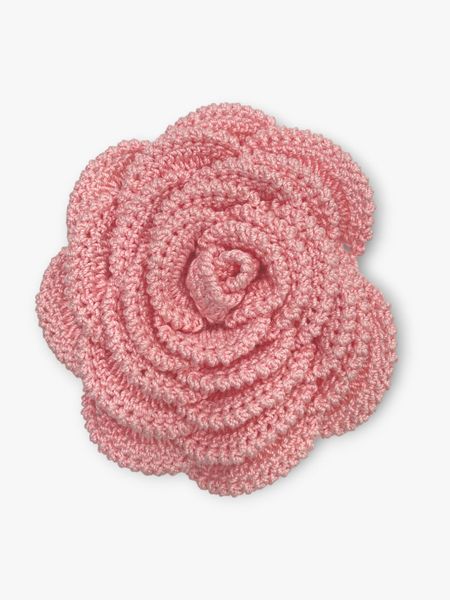 Broszka Róża Duża - Jasnoróżowa