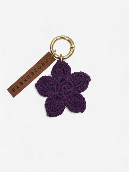 Brelok Kwiat Fioletowy
