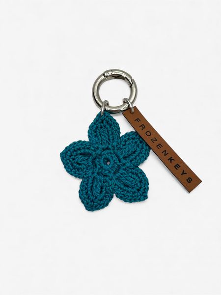 Brelok Kwiat Turkusowy