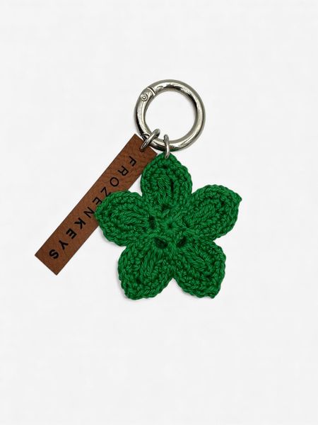Brelok Kwiat Zielony