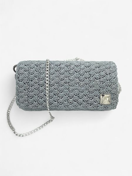 Torebka Special Szara z Metalizowaną Nicią